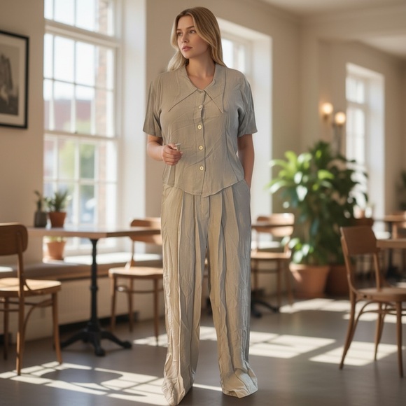 Laura Lane Elegant Gray Women's Set